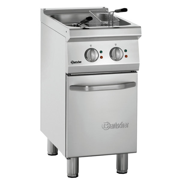 Friteuse | SERIE 700 | Elektrisch | 9+9L | 100°C/190°C | 15kW (400V) | Aftapkranen | 400x700x850(h)mm