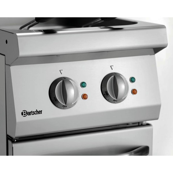 Friteuse | SERIE 700 | Elektrisch | 9+9L | 100°C/190°C | 15kW (400V) | Aftapkranen | 400x700x850(h)mm