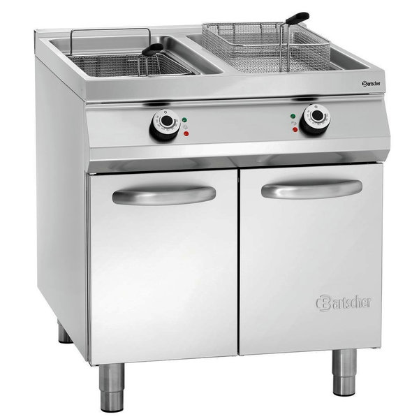 Friteuse | SERIE 900 | Elektrisch | 20+20L | 90°C/190°C | 34.8kW (400V) | Aftapkranen | 800x900x900(h)mm