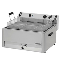 Casselin Deegwaren-/Visriteuse | Elektrisch | 30L | 50°C/190°C | 15kW (400V) | Aftapkraan | 670x650x370(h)mm