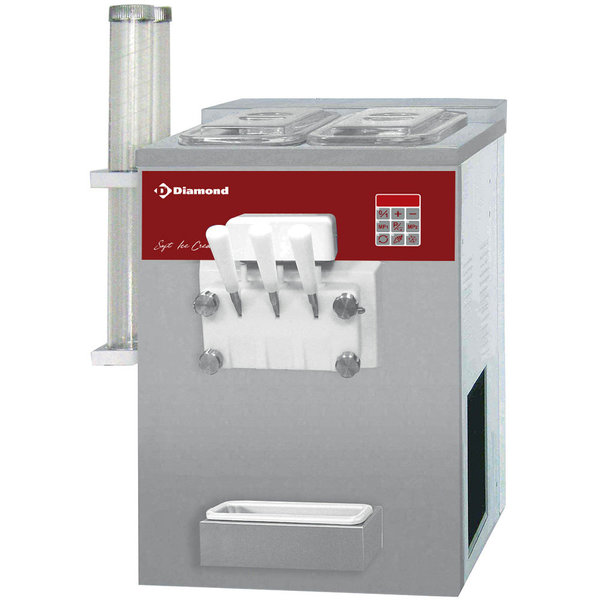 Softijsmachine | 2 Smaken + 1 Mengsel | Luchtcondensor | 15 kg/u | 2.9kW | 400V | 500x600x820(h)mm