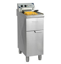 Casselin Friteuse | Elektrisch | 10L | 60°C/200°C | 9kW (400V) | Aftapkraan | 330x690x1050(h)mm