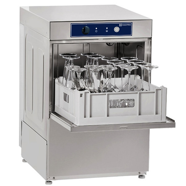 Glazenspoelmachine | Mand 400x400 | Zeeppomp | Naglanspomp | 230V | 470x525x720(h)mm