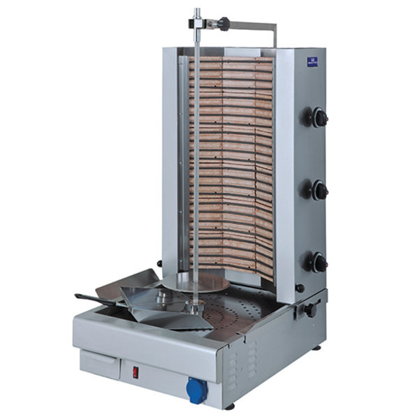 Gyros-/Dönergrill | Elektrisch (3 Hittezones) | 9kW | 480x540x1025(h)mm