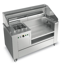 Virtus Bewegende Pasta Show | Geïntegreerde Pastakoker | 24L | 4x GN1/9 | 14.6kW | 1515x755x1266(h)mm