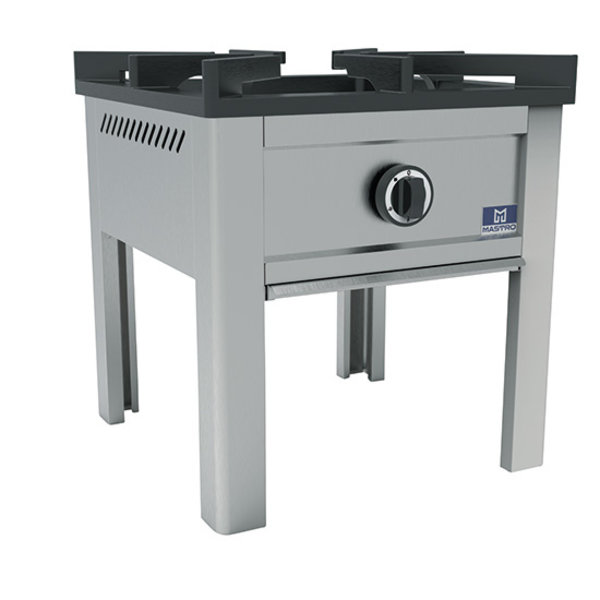 Gasfornuis | 1 Brander | 12kW | 600x600x550(h)mm