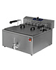 Ristormarkt Deegwaren-/Visfriteuse | Elektrisch | 25L | 50°C/190°C | 9kW (400V) | Aftapkraan | 715x585x425(h)mm 