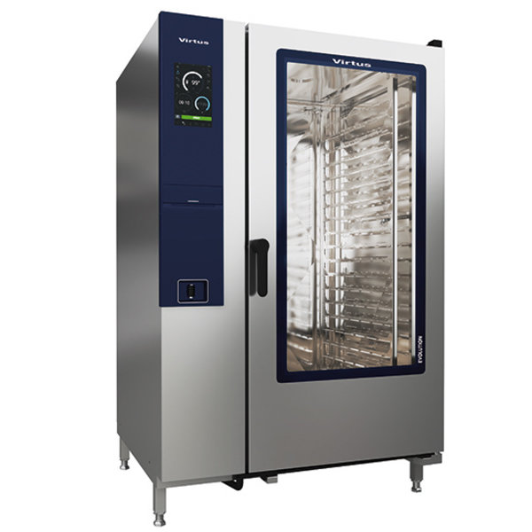 Combi-steamer | Elektrisch | 20x GN 2/1 | Incl. Boiler | Auto. Reiniging | 66kW | 400V | 1162x1074x1841(h)mm