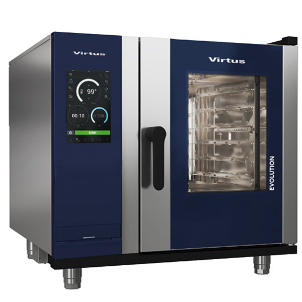 Combi-steamer | Gas | 6x GN 1/1 | Incl. Boiler | Auto. Reiniging | 12kW | 230V | 922x898x846(h)mm