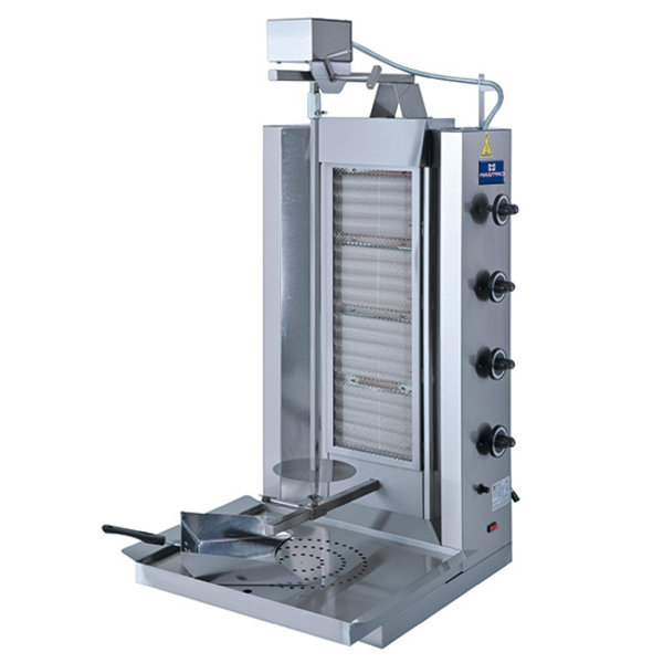 Gyros-/Dönergrill | Gas (4 Hittezones) | 15.3kW | 470x500x1150(h)mm