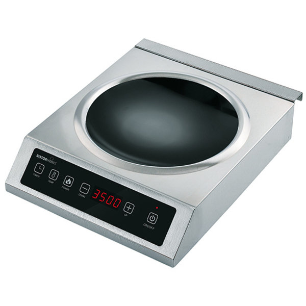 Inductie Wok | 1 Kookzone | +60°C/+240°C | 3.5kW | 230V | Ø280mm | 340x445x110(h)mm
