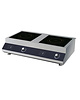 Ristormarkt Inductieplaat | 2 Kookzones | Max. 240°C | 10kW | 400V | 300x300mm | 800x490x240(h)mm 