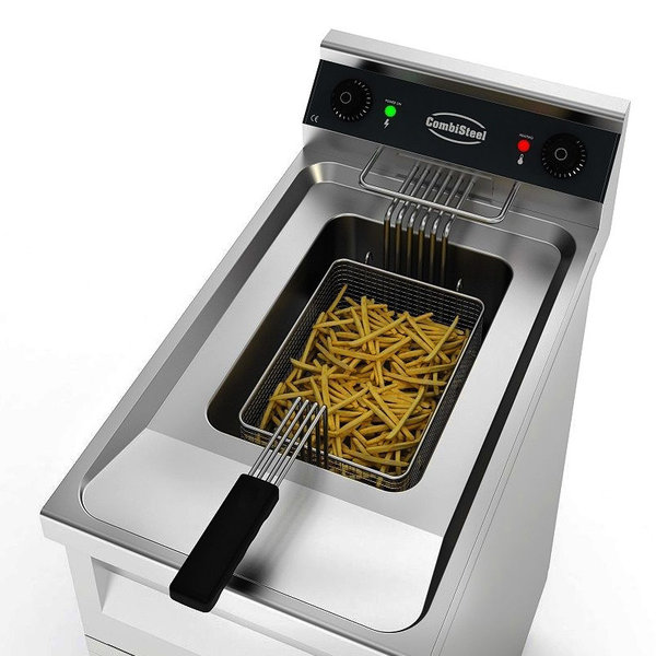 Friteuse | ENTRY 700 | Elektrisch | 12L | 6kW (400V) | Aftapkraan | 400x700x850(h)mm