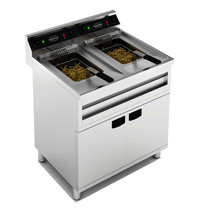 CombiSteel Friteuse | ENTRY 700 | Elektrisch | 12+12L | 18kW (2x 400V) | Aftapkranen | 800x700x850(h)mm 