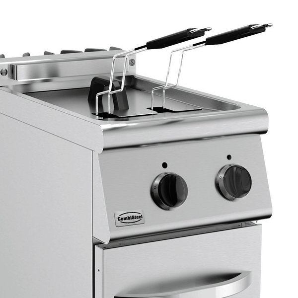 Friteuse | BASE 700 | Elektrisch | 18L | 0°C/180°C | 14kW (400V) | Aftapkraan | 400x700x900(h)mm