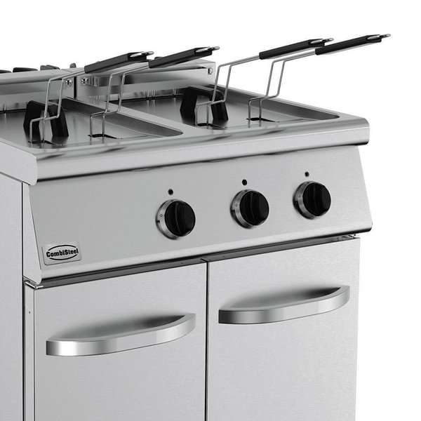 Friteuse | BASE 700 | Elektrisch | 18+18L | 0°C/180°C | 28kW (400V) | Aftapkranen | 800x700x900(h)mm