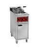 Diamond Friteuse | Elektrisch | 10+10L | 0°C/180°C | 12kW (400V) | Aftapkranen | 400x650x980(h)mm 