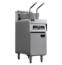 CombiSteel Friteuse | Elektrisch | 12.5+12.5L | 0°C/195°C | 18kW (400V) | Aftapkranen | Digitaal | 400x600x840/1180(h)mm