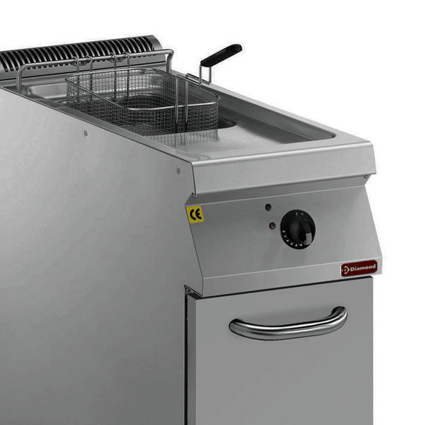 Friteuse | MAXIMA 900 | Elektrisch | 15L | 105°C/185°C | 10kW (400V) | Aftapkraan | 400x900x850/920(h)mm