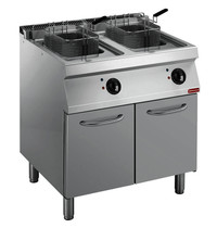 Diamond Friteuse | MAXIMA 700 | Elektrisch | 14+14L | 105°C/185°C | 17.4kW (400V) | Aftapkranen | 800x700x850/920(h)mm 