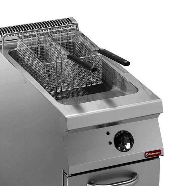 Friteuse | MAXIMA 900 | Elektrisch | 23L | 105°C/185°C | 18kW (400V) | Aftapkraan | 400x900x850/920(h)mm
