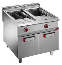 Diamond Friteuse | OPTIMA 900 | Elektrisch | 18+18L | 100°C/180°C | 32kW (400V) | Aftapkranen | 800x900x850/920(h)mm