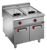 Diamond Friteuse | OPTIMA 900 | Elektrisch | 21+21L | 100°C/180°C | 40kW (400V) | Aftapkranen | 800x900x850/920(h)mm