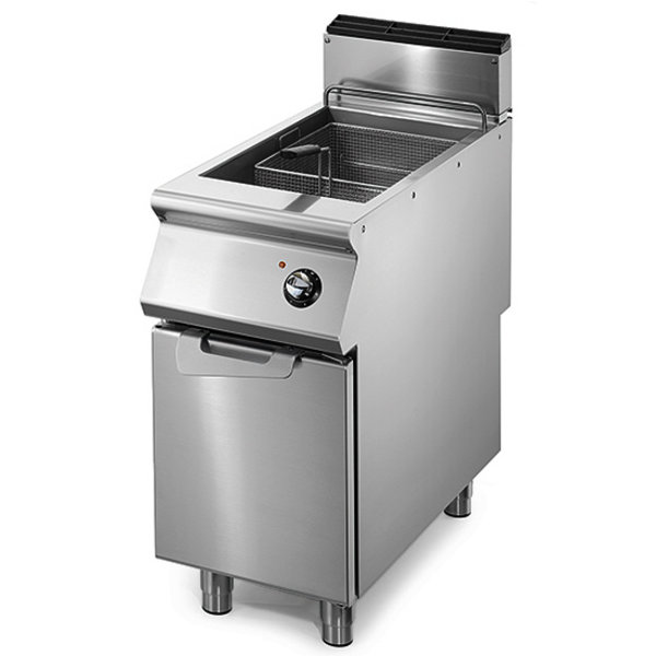 Friteuse | 900 LINE | Elektrisch | 21L | 100°C/190°C | 20kW (400V) | Aftapkraan | 400x900x870(h)mm
