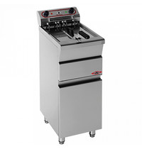 Stilfer Friteuse | Elektrisch | 12L | 100°C/200°C | 7kW (400V) | Aftapkraan | 310x580x900(h)mm 