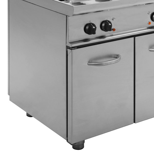 Friteuse | 700ER PROFI | Elektrisch | 17+17L | 0°C/190°C | 33kW (400V) | Aftapkranen | 800x700x850(h)mm