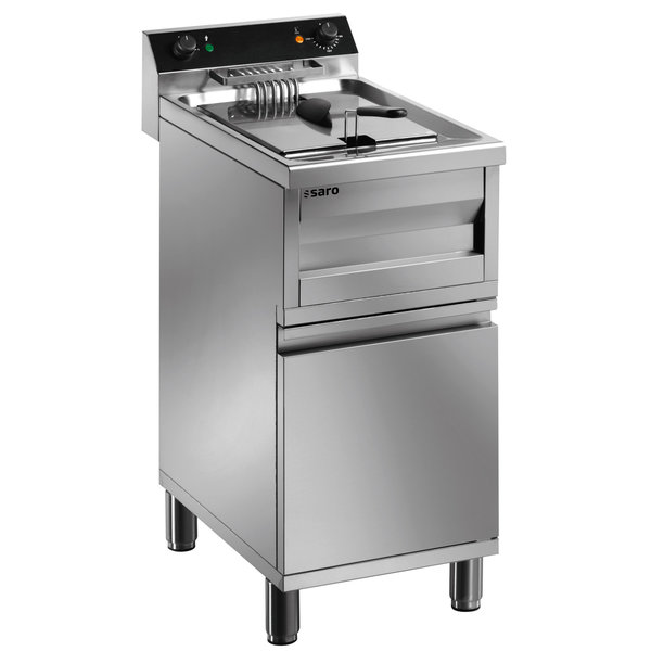 Friteuse | GASTROLINE | Elektrisch | 12L | 65°C/190°C | 9kW (400V) | Aftapkraan | 400x700x950(h)mm