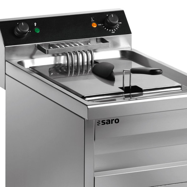 Friteuse | GASTROLINE | Elektrisch | 12L | 65°C/190°C | 9kW (400V) | Aftapkraan | 400x700x950(h)mm