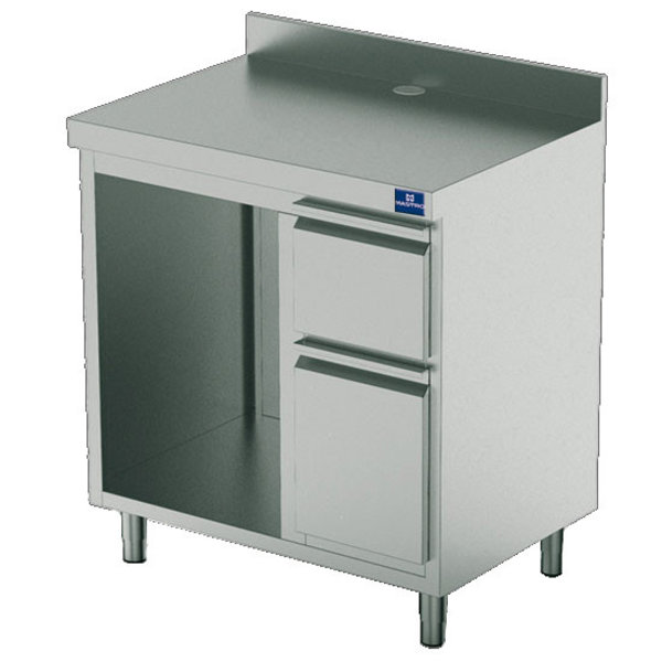 Koffiewerkbank | Ruimte voor Vaatwasser + Afkloplade | 1000x700x1100(h)mm