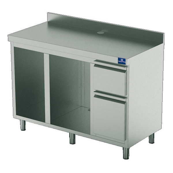 Koffiewerkbank | Afkloplade + Ruimte voor IJsmaker en Vaatwasser | 1500x700x1100(h)mm