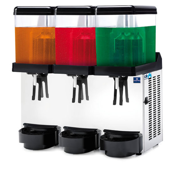 Dranken Dispenser | 3x 12L | 230V | Met Verticaal Roerwerk | 600x400x650(h)mm
