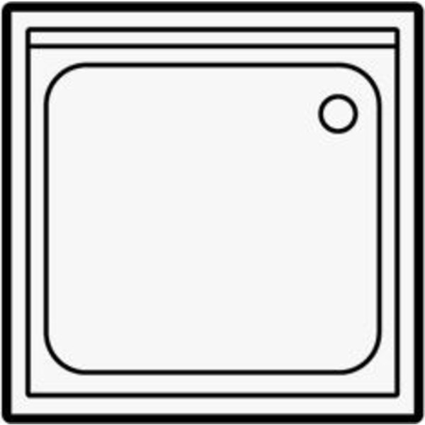 Spoeltafel | RVS | 1 Spoelbak | Bodemschap | Achteropstand | 700x700x850/950(h)mm