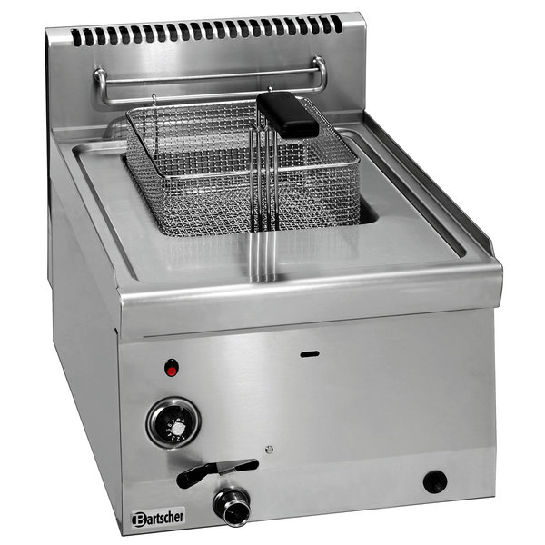 Friteuse | SERIE 600 | Gas | 8L | 6.7kW | Aftapkraan | 400x600x290(h)mm