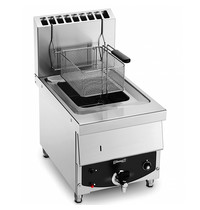 Casselin Friteuse | Gas | 10L | 118°C/190°C | 6.5kW | Piëzo Ontsteking | Aftapkraan | 400x600x650(h)mm