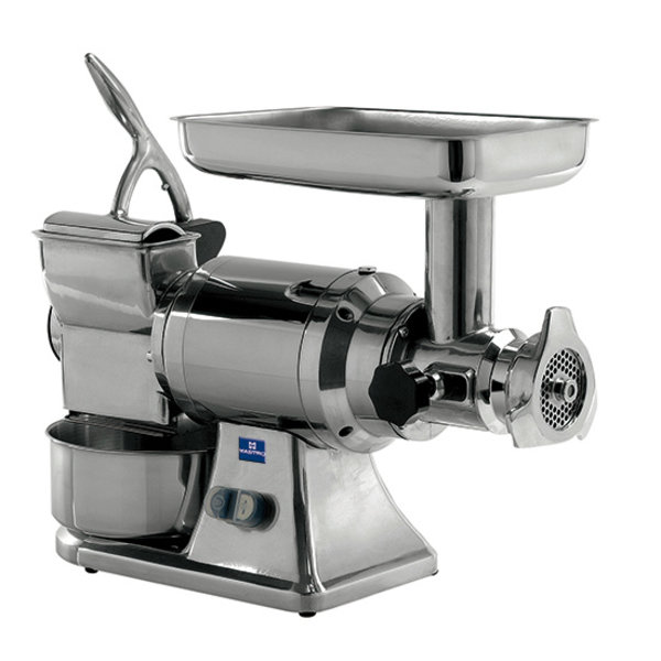 Gehaktmolen + Rasp | 200kg/u + 50kg/u | Ø70mm | 0.75kW | 230V | 200x550x460(h)mm
