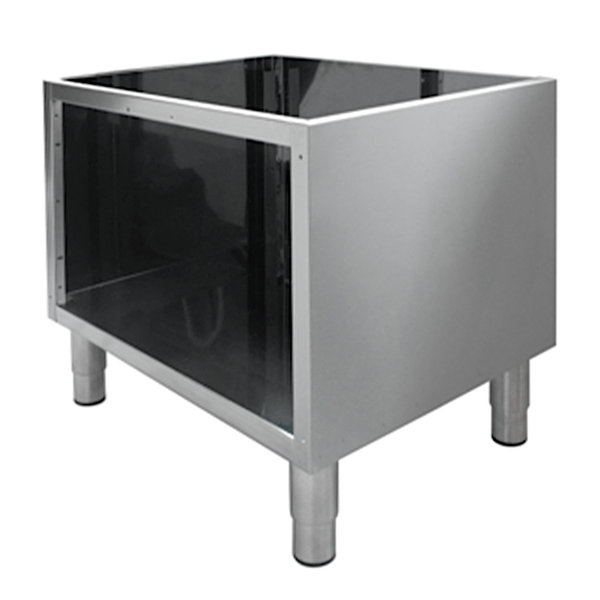 Onderstel | Gastro M Apparatuur (600mm) | RVS | Open Kast | 600x490x570(h)mm