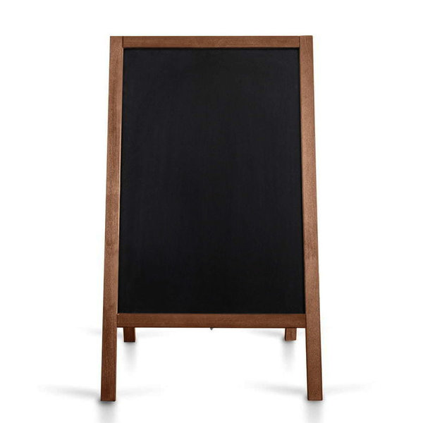 Krijtstoepbord | CLASSIC | Hout | Bruin | 510x450x850(h)mm