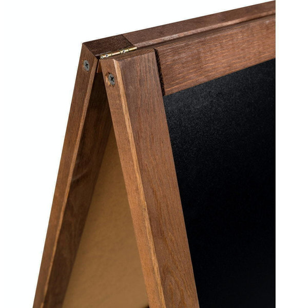 Krijtstoepbord | CLASSIC | Hout | Bruin | 510x450x850(h)mm