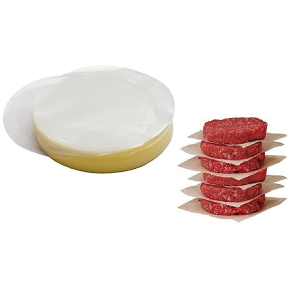 Scheidings Schijven Hamburgers | Cellofaan | Ø130mm