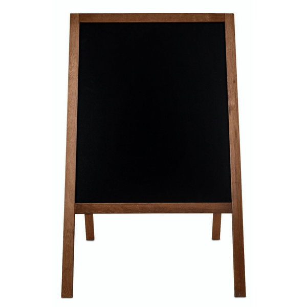 Krijtstoepbord  | CLASSIC | Hout | Bruin | 600x450x950(h)mm