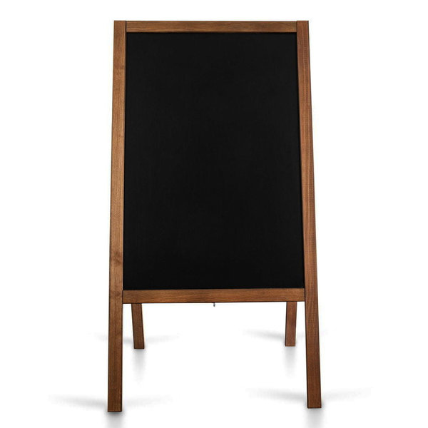 Krijtstoepbord | CLASSIC | Hout | Bruin | 610x450x1140(h)mm