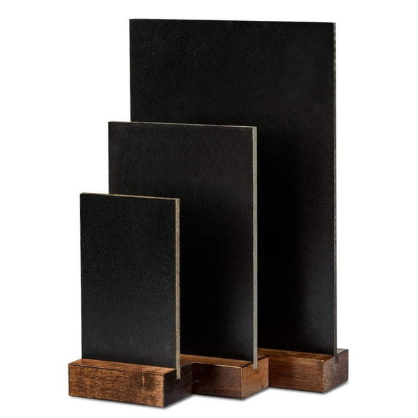 Tafelkrijtbord | Hout | A5-Formaat | 2-Zijdig | 150x50x240(h)mm