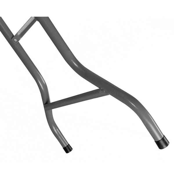Inklapbare Buffettafel | EVENT | Kunststof/Staal | Wit Blad | Grijs Frame | In-/Outdoor | 1800x750x740(h)mm