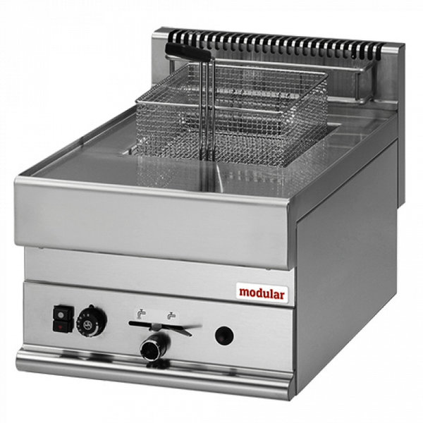 Friteuse | FUNCTION 650 | Aardgas | 8L | 100°C/190°C | 6.3kW | Piëzo Ontsteking | Aftapkraan | 400x650x280(h)mm