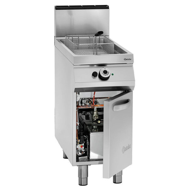 Friteuse | SERIE 900 | Gas | 20L | 90°C/190°C | 18kW (230V) | Aftapkraan | 400x900x900(h)mm