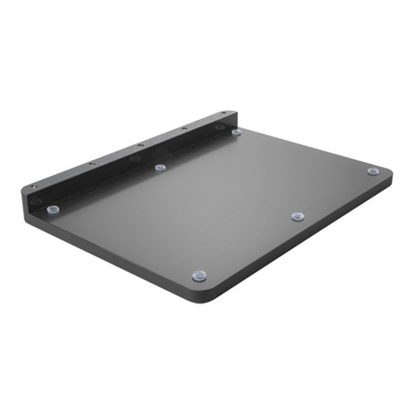 Trancheerplank | HDPE | Zwart | Sapgeul | 500x370x50(h)mm